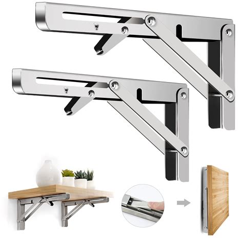 collapsible metal bracket x|heavy duty folding wall brackets.